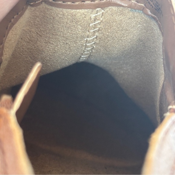 Naturalizer Zarie Bootie Saddle Tan Tumbled Leather Size 6.5 NWT - Picture 13 of 13